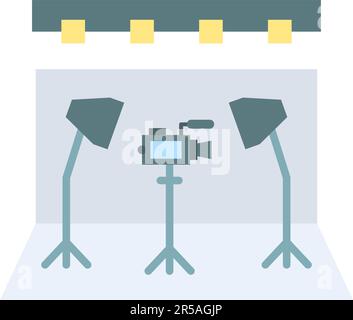 Studio icon vector image. Suitable for mobile application web application and print media. Stock Vector