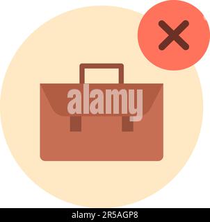 Unemployed icon vector image. Stock Vector