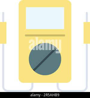 Voltmeter icon vector image. Stock Vector