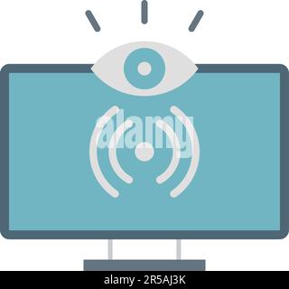Viewers icon vector image. Stock Vector