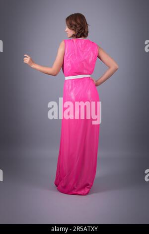 Tradition Meets Fashion: Model in Moroccan Caftan Stock Photo - Alamy