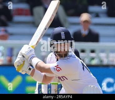 London, UK. 02nd June, 2023. England's Ben Duckett during Test Match Series Day One of 4 match between England against Ireland at Lord's Cricket Ground Ground, London on 2nd June, 2023 Credit: Action Foto Sport/Alamy Live News Stock Photo