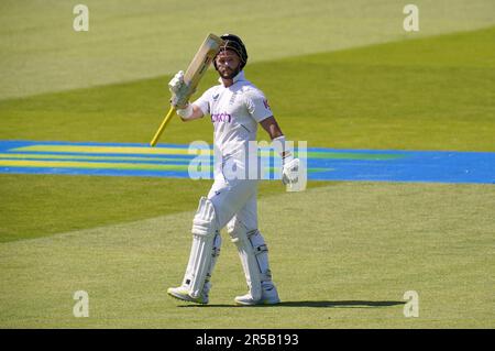England's Ben Duckett walks off the field after losing his wicket