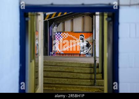 Luton, UK. 29th May, 2023. General view inside Kenilworth Road Stadium that will now host Premier League football after Luton Town Football Club are promoted through the Championship Play-off game. Image taken during the Sky Bet Championship match between Luton Town and Preston North End at Kenilworth Road, Luton, England on 13 August 2022. Photo by David Horn. Credit: PRiME Media Images/Alamy Live News Stock Photo