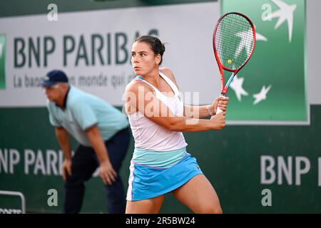 Paris, France. 01st June, 2023. Emma Navarro of USA during the French Open, Grand Slam tennis tournament on June 1, 2023 at Roland Garros stadium in Paris, France. Photo Victor Joly/DPPI Credit: DPPI Media/Alamy Live News Stock Photo