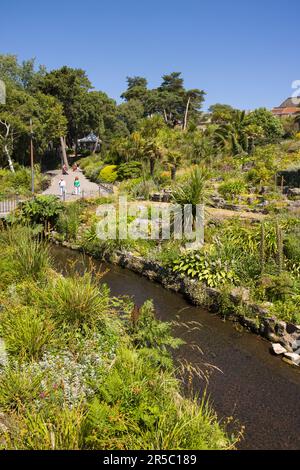 BOURNEMOUTH, UK - July 08, 2022. Bournemouth Lower Gardens, Dorset, UK. Urban green space in the city centre. Stock Photo