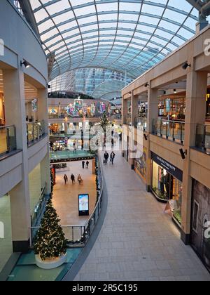 UK, West Yorkshire, Leeds, Trinity Leeds Shopping and Leisure Centre Stock Photo
