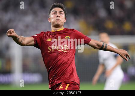 Budapest, Hungary. 31st May, 2023. Puskas Arena, 30.05.23 Paulo Dybala (21 Roma) during the UEFA Europa League final 2023 between Sevilla and Roma at Puskas Arena in Budapest, Hungary Soccer (Cristiano Mazzi/SPP) Credit: SPP Sport Press Photo. /Alamy Live News Stock Photo
