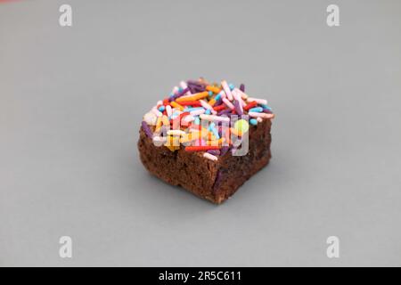 An array of delicious desserts displayed on a tabletop surface Stock Photo