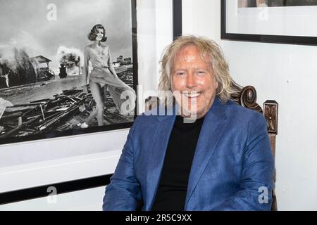 Los Angeles, USA. 01st June, 2023. Artist Hugh Syme attends 2023 Hugh Syme Iconic and Unseen Music Photography Album Art Exhibition at Musichead Gallery, Hollywood, CA June 1st, 2023 Credit: Eugene Powers/Alamy Live News Stock Photo