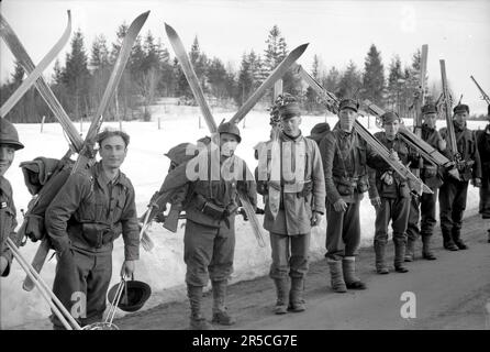 THE BRITISH ARMY IN NORWAY APRIL - JUNE 1940 - Bren gun carriers aboard ...