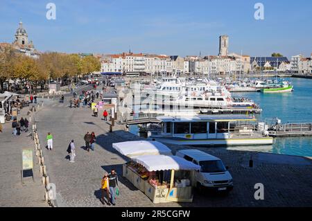 Port, waterfront, La Rochelle, Charente-Maritime department, Poitou-Charentes, France Stock Photo