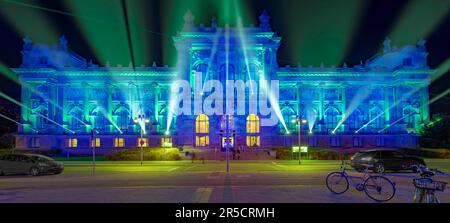 Festival of Lights Hanover State Museum illuminates Hanover Germany ...