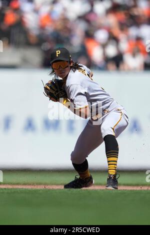 Ji Hwan Bae of the Pittsburgh Pirates prepares to take the field at News  Photo - Getty Images