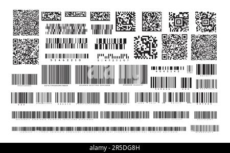 Bar code set Stock Vector