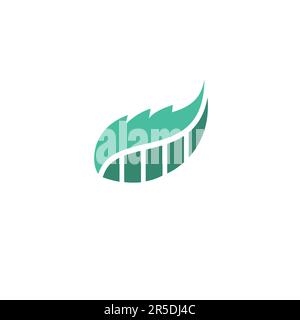 Mint Logo Symboll. Leaf Vector Design. Organic Vector Stock Vector