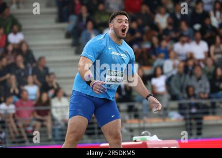 Florence, Italy. 02nd June, 2023. fabbri during the Golden Gala Pietro Mennea 2023 on June 2, 2023 at the Stadio Luigi Ridolfi in Florence, Italy. during Diamond League - Golden Gala, Athletics Internationals in Florence, Italy, June 02 2023 Credit: Independent Photo Agency/Alamy Live News Stock Photo