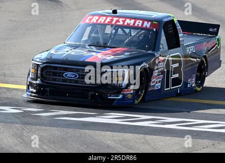 MADISON, IL - JUNE 02: Hailie Deegan (#13 ThorSport Racing Ford ...