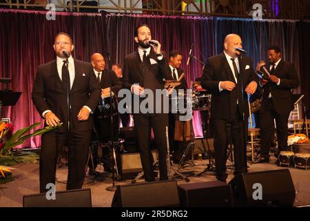 Ny, NY, USA. 2nd June, 2023. (NEW) The Latino Commission on AIDS/ The Cielo Gala. June 02, 2023, New York, USA: The Latino Commission is a nonprofit organization founded in 1990 dedicated to meeting the health challenges and addressing the impact of HIV and AIDS in the Hispanic/Latinx community, The Cielo Latino Gala took place on Friday (2) at Cipriani Wall Street. Credit:Jose Francisco/Thenews2 (Foto: Jose Francisco/Thenews2/Zumapress) (Credit Image: © Jose Francisco/TheNEWS2 via ZUMA Press Wire) EDITORIAL USAGE ONLY! Not for Commercial USAGE! Credit: ZUMA Press, Inc./Alamy Live News Stock Photo