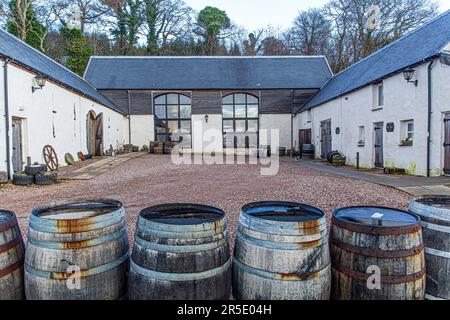 Nc’nean Distillery at Drimnin Estate in Movern , Scotland, UK. Stock Photo