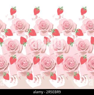 Abstract Design of Textured Flowers Ready for Textile Prints. Stock Vector