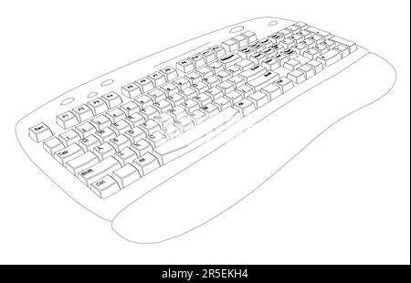 Human Hands On Computer Keyboard Pressing Stock Vector (Royalty Free)  249727294 | Shutterstock