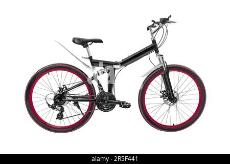 Bicycle isolated on  white background without shadow Stock Photo