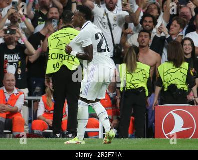 Goal Vin’cius Jœnior Of Real Madrid During The UEFA Champions League ...