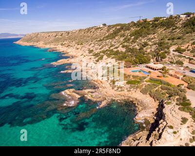 Delta beach, Municipality of Llucmajor, Mallorca, balearic islands, spain, europe Stock Photo