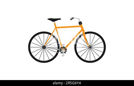 bicycle vector isolated on white background Stock Vector