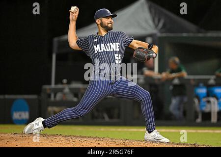 Maine Black Bears pitcher Colin Fitzgerald (23) during an NCAA