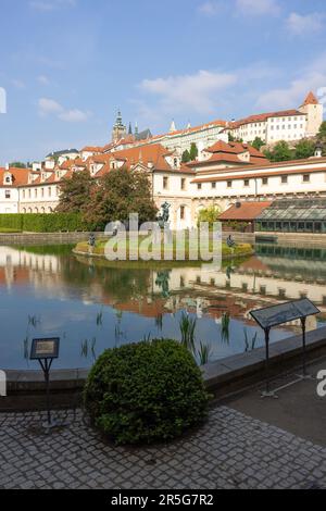 Valdstejn Garden And Valdstejn Palace Prague Czech Republic Stock Photo 