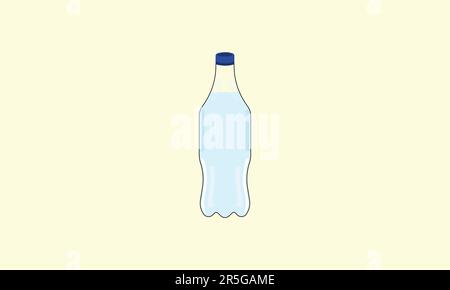 bottle of water isolated vector Stock Vector