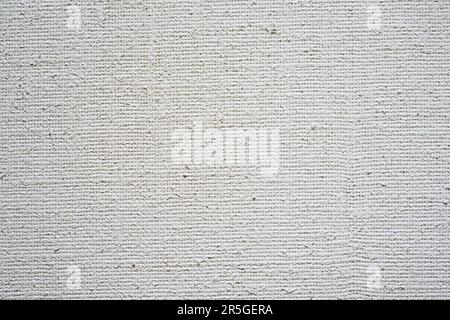 canvas primed with white with a pronounced texture Stock Photo