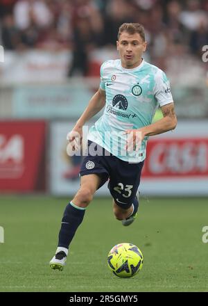 Turin, Italy. 3rd June, 2023. Nicolo Barella of FC Internazionale during the Serie A match at Stadio Grande Torino, Turin. Picture credit should read: Jonathan Moscrop/Sportimage Credit: Sportimage Ltd/Alamy Live News Stock Photo