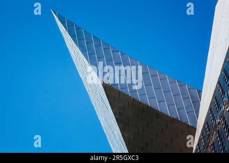 LAs VEGAS, NEVADA/USA - AUGUST 1 : Modern architecture at Crystals shopping mall in Las Vegas Nevada on August 1, 2011 Stock Photo