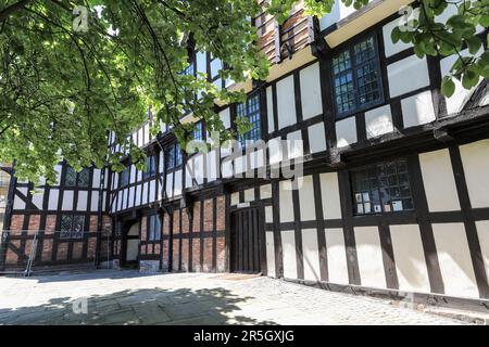 Rowley's House and Rowley's Mansion is a Grade II* listed building in the town centre, Shrewsbury, Shropshire, England, UK Stock Photo