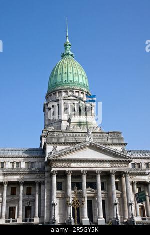 The Congress Palace in Buenos Aires, Argentina Stock Photo