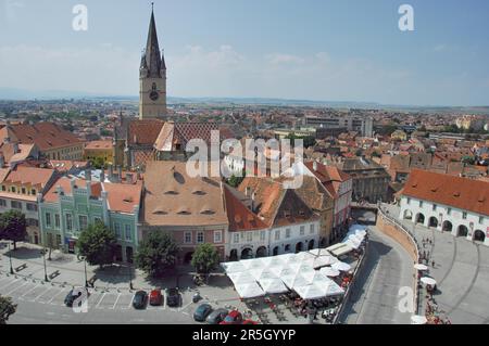 The Bridge of Lies and Casa Artelor in Sibiu Hermannstadt, Transylvania,  Romania Stock Photo - Image of cityscape, bridge: 183384176