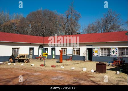 Museum Village of the Ndebele, Botshabelo, Middelburg, Mpumalanga, South Africa Stock Photo