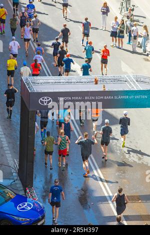 Stockholm Marathon 2023 Stock Photo