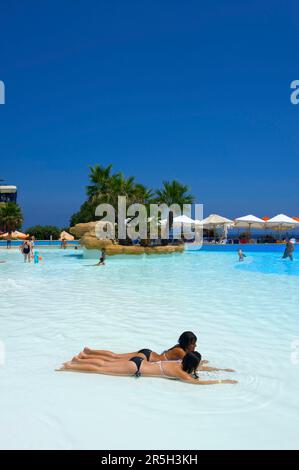 Splash and Fun Park Pool, Malta Stock Photo