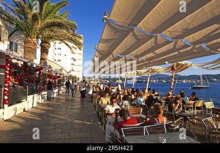 Cafe Savannah in San Antonio, Ibiza, Balearic Islands, Spain Stock Photo