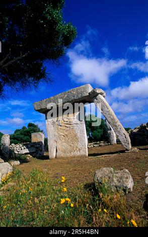 Dolmen, Talati de Dalt, Menorca, Balearic Islands, Spain Stock Photo