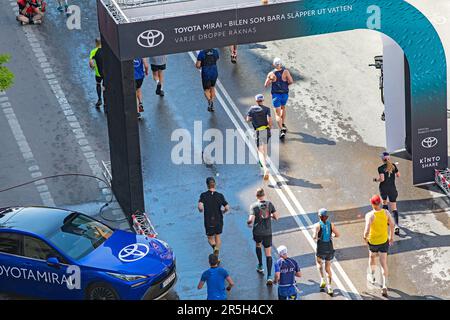 Stockholm Marathon 2023 Stock Photo