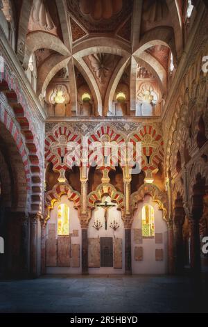 Villaviciosa Chapel at Mosque-Cathedral of Cordoba Interior - Cordoba, Andalusia, Spain Stock Photo
