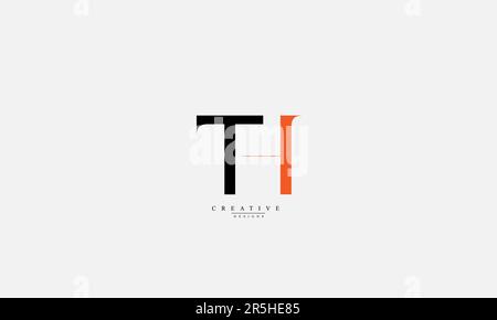 Alphabet letters Initials Monogram logo TH HT T H Stock Vector