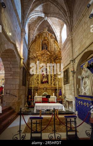 Calvario Chapel and Nuestra Senora del Mayor Dolor at Church of San Lorenzo - Cordoba, Andalusia, Spain Stock Photo