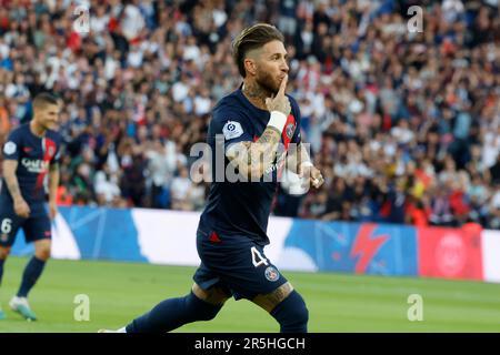 Flocage Officiel PSG – Sergio Ramos 2022/2023 – Away (Noir) – Footpress®