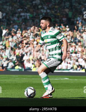 Hampden Park Glasgow.Scotland, UK. 3rd June, 2023. Scottish Cup Final .Celtic v Inverness Caledonian Thistle. Greg Taylor of Celtic Credit: eric mccowat/Alamy Live News Stock Photo